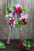 Wreath of summer flowers