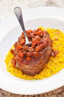Osso Buco with Risotto alla Milanese (Italy)