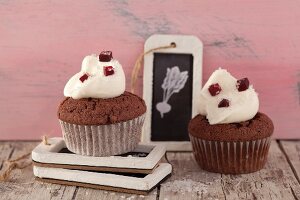 Schokoladenmuffins mit Rote-Bete