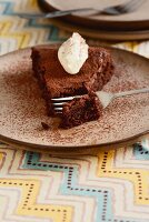 Oriental spiced chocolate cake with walnuts (Arabia)