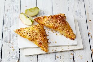 Puff pastry apple turnovers
