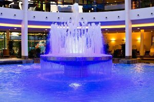 A fountain in the spa paradise Carpesol, thermal baths in Bad Rothenfelde