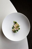 Breton seabass with oysters, dill and limes