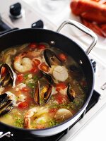 Bouillabaisse (Fisch und Meeresfrüchtesuppe, Frankreich)