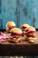 Mini-Hamburger für die Fingerfoodparty