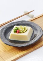 Tamago tofu (cold tofu pudding, Japan)