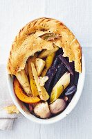 Winter vegetable pie