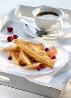 French toast with compote