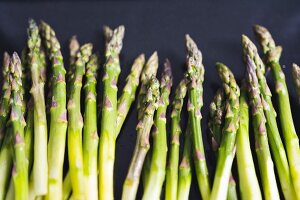 Spears of green asparagus (detail)