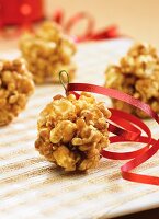 Caramel popcorn balls