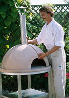 Mobile pizza oven made of 8 pieces (3/8)