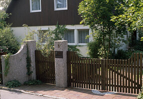 Garden entrance