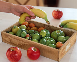 Nachreifen von Lycopersicon (Tomate) beschleunigen