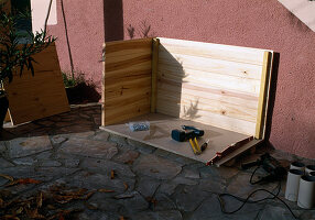 Wooden vegetable crate