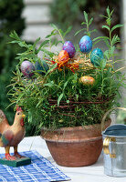 Willow rods, Easter nest