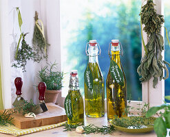 Rosemary and thyme oil