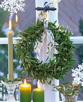 Mistletoe wreath