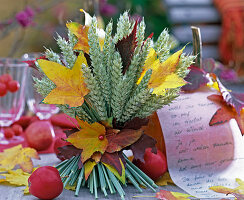 Wheat standing bouquet