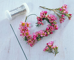 Herz aus Waxflower: 2/3