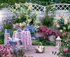 Terrace beds, theme beds