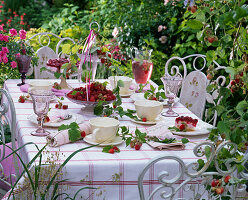 Raspberry table decoration