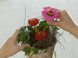 Pot wrapped with birch bark (5/6)