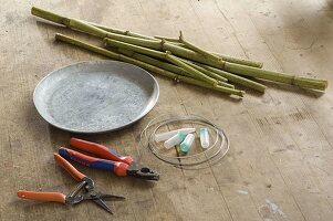 Wreath of knotweed stems