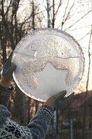 Ice art: Decorative objects made of ice