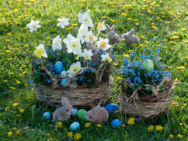 Woven Easter nests without bottom (5/5)