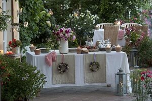 Sommerfest auf der Terrasse