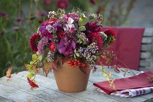 Autumn Oregano (Origanum), Sedum