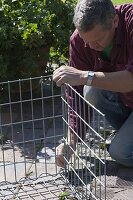 Assemble and fill your own gabions (6/9)