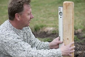 Building a garden fence