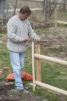 Build garden fence