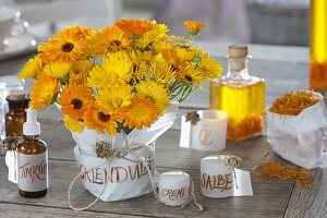 Calendula (marigolds) can be used in many ways