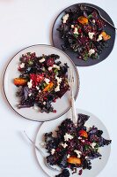 Lentil and red beet salad
