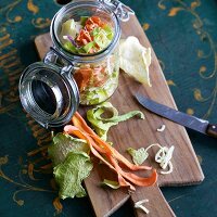 Dried soup vegetables