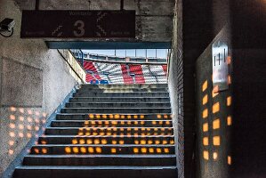 The Estadio Vicente Calderon, the stadium of Atlético Madrid in Madrid, Spain