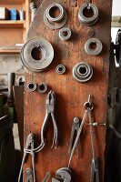 Tools at the Weyersberg copper factory in Baden-Wuerttemberg, Germany