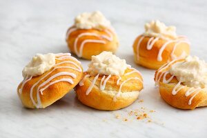 Danish-style cream cheese pastries made from ready-made croissant dough