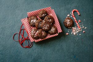 Chocolate peppermint cookies