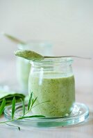 Herb lassi with tarragon