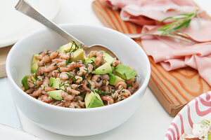 Prawn and avocado salad