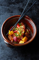 Sweet and sour pork belly