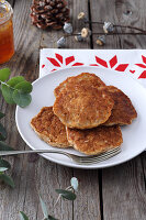 Gluten-free Chinese five-spice pancakes for Christmas
