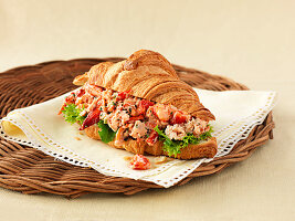 Croissant with Lobster Salad