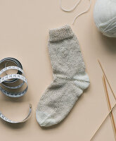 Socken selber stricken: Basismodell mit Bumerangferse