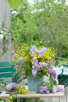 Bouquet Of Lilac And Buttercups