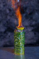 A Burning Zombie cocktail