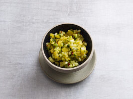 Cucumber and pineapple salad
